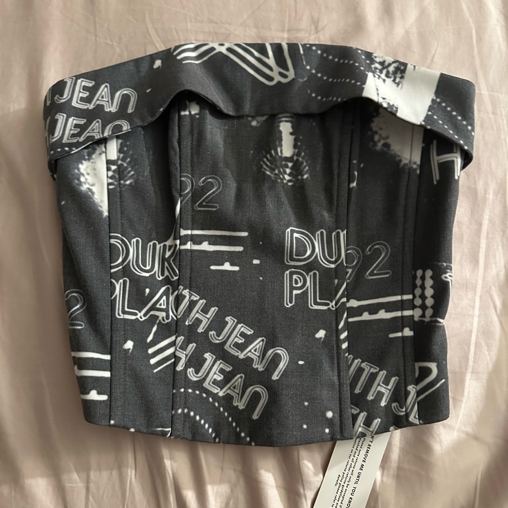 With Jean corset